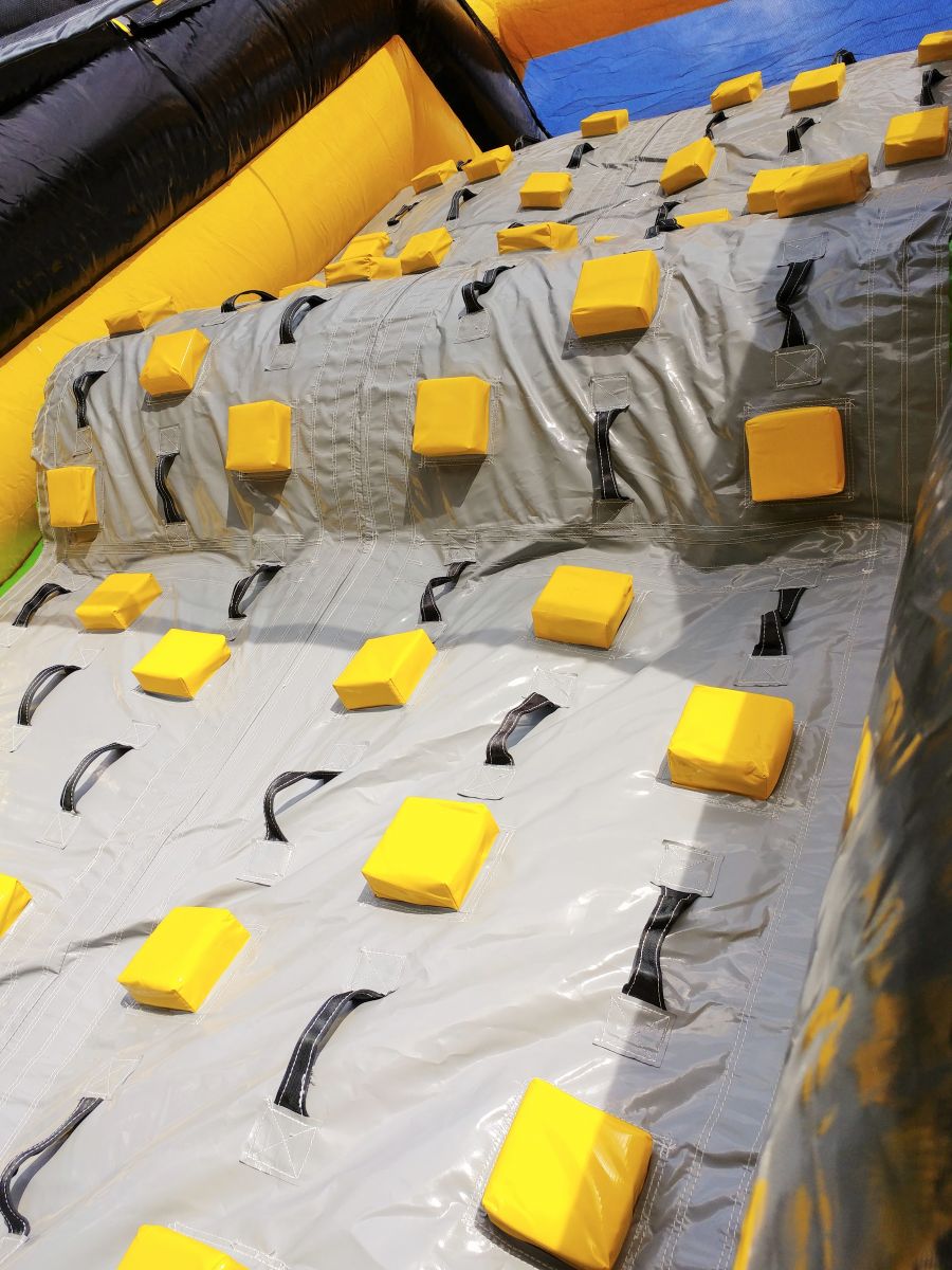 19ft TOXIC Theme Rock Climbing Dry Slide Bounce House & Party Rentals